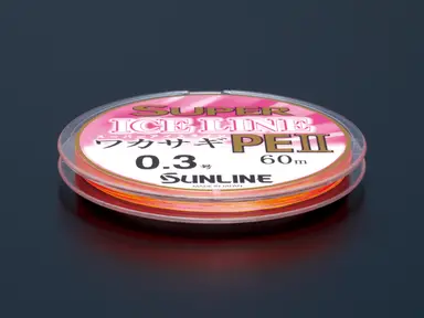 SUPER ICE LINE ワカサギPEⅡ 0.4号 60m