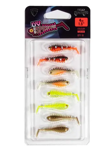 Micro Spikey Mixed Colour Pack 4cm 8pcs