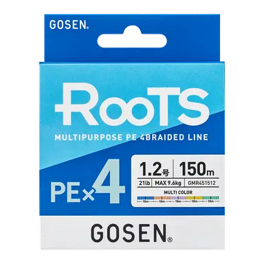 ROOTS PE×4 マルチカラ- 1.2号 200m