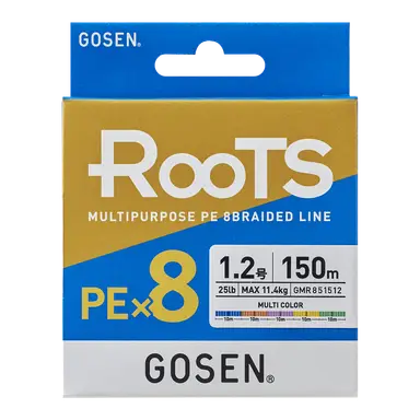 ROOTS PE×8 マルチカラ- 1.2号 200m