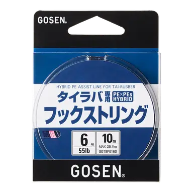 タイラバ専用フックストリング ピンク 6号 10m