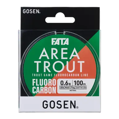FATA AREA TROUT FLUOROCARBON ナチュラル 0.6号 100m