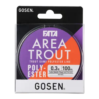 FATA AREA TROUT POLYESTER ナチュラル 0.3号 100m