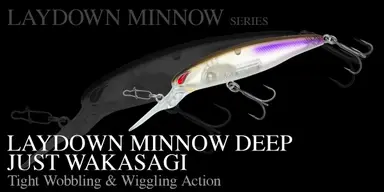 LAYDOWN MINNOW DEEP JUST WAKASAGI Bone