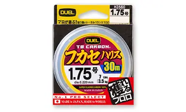 TBカーボン® フカセハリス 30m 5号 ナチュラルクリアー