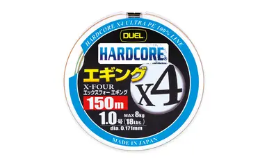 ハードコア® X4 エギング 150m 0.6号 10m×3color
