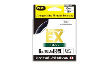 H.D.カーボン® EX BASS 150m 4号 クリアー