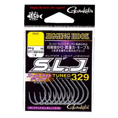 ジギングフック S.L.J. TUNED 329 3/0