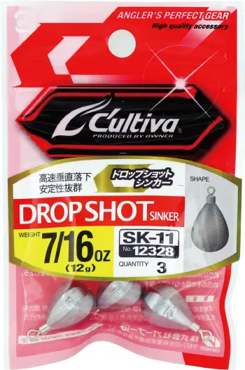 SK-11 ドロップショットシンカー 1/4oz