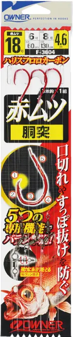 赤ムツ胴突仕掛 17