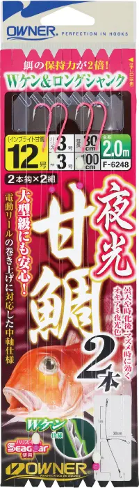 夜光甘鯛2本 12