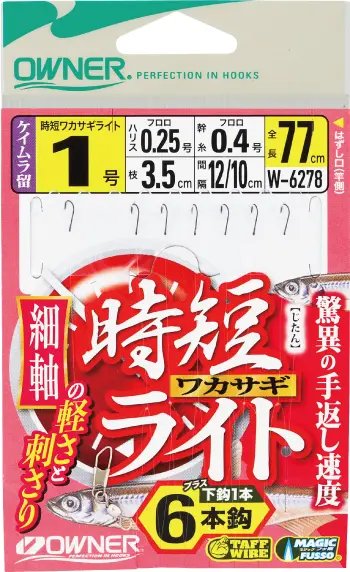 時短ワカサギライト6本 1