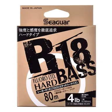 シーガー R18 フロロリミテッド ハード BASS 80m 5号