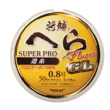 将鱗®へら スーパープロフロロ 道糸 GL 1.2号 50m巻