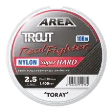 トラウト リアルファイター® ナイロン スーパーハード 0.6号 100m巻